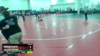 126 lbs Round 6 (10 Team) - Matthew Gelman, Columbus St. Franics DeSales vs Spencer Tillman, Team Montana Laurel
