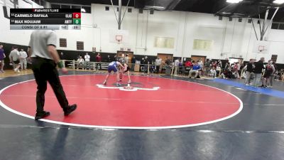 132 lbs Consi Of 8 #1 - Carmelo Rafala, Glastonbury vs Max Noujaim, Amity