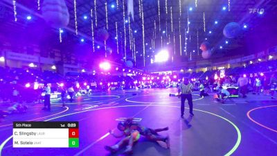 66 lbs 5th Place - Cohen Slingsby, Laurel Matburners vs Maverick Sotelo, Unattached