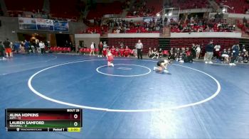 114 lbs 5th And 7th - Lauren Samford, Rockwall vs Alina Hopkins, Katy
