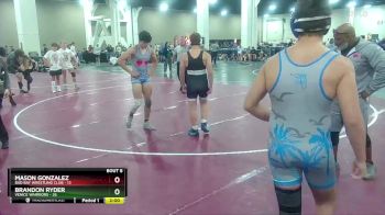 157 lbs Round 2 (10 Team) - Brandon Ryder, Venice Warriors vs Mason Gonzalez, Bad Bay Wrestling Club