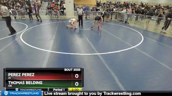 126 lbs Champ. Round 3 - Perez Perez, IA vs Thomas Belding, OR