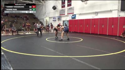 165 lbs Cons. Round 5 - Robbie Rael, Lemoore College vs Turner Yanagisawa, Rio Hondo College