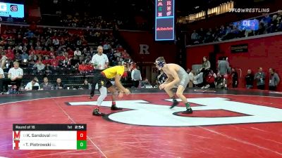 133 lbs Prelims - King Sandoval, Maryland vs Travis Piotrowski, Illinois