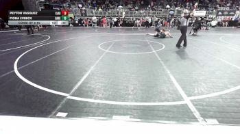 125 lbs Consi Of 8 #2 - Peyton Vasquez, Claremore WC vs Fiona Lybeck, Darkhorse WC