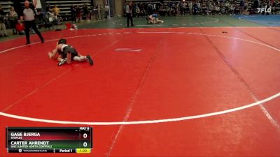 115 lbs Semifinal - Carter Ahrendt, UNC (United North Central) vs Gage Bjerga, Staples