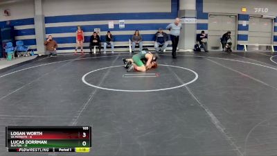 105 lbs Round 1 (8 Team) - Lucas Dorrman, Buxton vs Logan Worth, VA Patriots