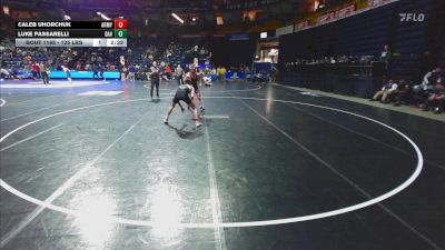 125 lbs Consi Of 32 #2 - Caleb Uhorchuk, Army vs Luke Passarelli, Davidson