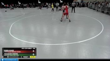 155 lbs Cons. Round 2 - Madison Edens, Big Game Wrestling Club vs Kara Kuge, Team Nazar Training Center