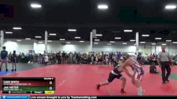 130 lbs Round 4 (8 Team) - Liam Smith, U2 Upstate Uprising Gold vs Jax Meyer, Iron Horse Gray