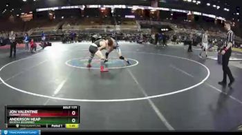 126 lbs Champ. Round 2 - Jon Valentine, Flowery Branch vs Anderson Heap, Osceola (Kissimmee)