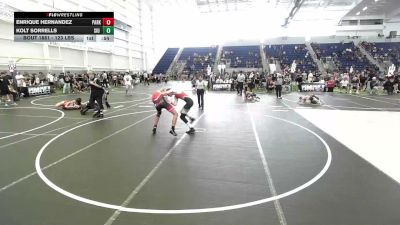 123 lbs Consi Of 16 #2 - Enrique Hernandez, Parker Invictus WC vs Kolt Sorrells, Siu Wrestling