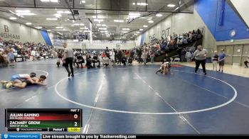 80 lbs Quarterfinal - Julian Gamino, Box Elder Stingers vs Zachary Grow, Sons Of Atlas