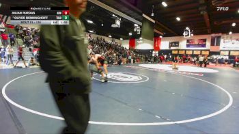 138 lbs Champ. Round 1 - Oliver Benninghoff, Trabuco Hills vs Julian Ruedas, AB Miller