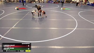 52 lbs Quarterfinals (8 Team) - Archer Dunn, Lakeville vs Lawson Maley, Northfield