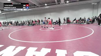 80 lbs Cons. Round 5 - Kyle Scott, Pennsylvania vs Emerson Claeys, Pomona Wrestling Club Colorado