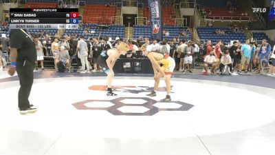 132 lbs Champ. Rd Of 64 - Shai Sabag, PA vs Linkyn Turner, KS