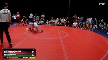 72 lbs Semis (4 Team) - Noah Ferrer, Iron Horse vs Ashton Cornicelli, Micky`s Maniacs