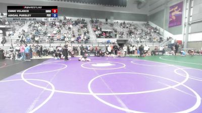 62 kg Cons. Rd Of 32 - Emme Velasco, Devils Women's Wrestling Club At ASU vs Abigail Pursley, Pembroke RTC