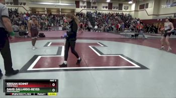 JV-8 lbs Quarterfinal - Keegan Schmit, Cedar Falls vs David Gallardo-Reyes, Independence