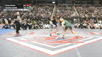 5A 157 lbs 1st Place Match - Zachary Cotter, East Lincoln High School vs Kavan Wilson, Smoky Mountain High School