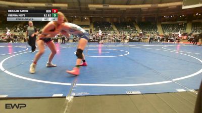 127 lbs Consolation - Reagan Eaton, Nebraska Wrestling Academy vs Kierra Keys, MilLard South Wrestling Club