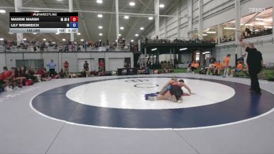 140 lbs Maddie Marsh, Indiana Gold vs Lily Weinreich, Iowa