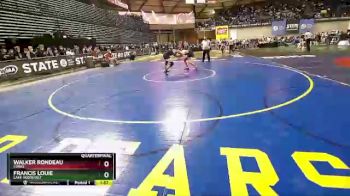 1 lbs Quarterfinal - Francis Louie, Lake Roosevelt vs Walker Rondeau, Forks
