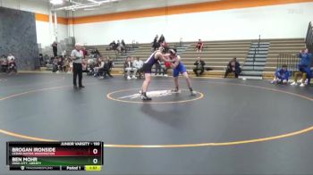 190 lbs 3rd Place Match - Brogan Ironside, Cedar Rapids Washington vs Ben Mohr, Iowa City, Liberty