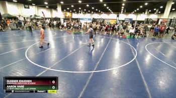 120-127 lbs Round 4 - Gunner Knudsen, Sanderson Wrestling Academy vs Aaron Hare, LV Bear Wrestling Club (Spring