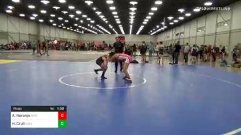 106 lbs Final - Ashley Naranjo, Ascend Wrestling Academy vs Heather Crull, Northeastern