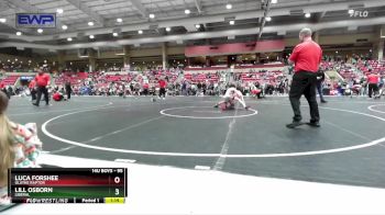 95 lbs Cons. Round 2 - Lill Osborn, Liberal vs Luca Forshee, Olathe Raptor