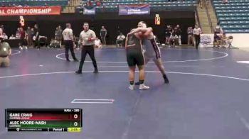 285 lbs Cons. Round 2 - Gabe Craig, Campbellsville vs Alec Moore-Nash, Lourdes