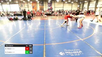 182 lbs Rr Rnd 3 - Braedon Welsh, Micky's Maniacs Blue vs Brody Evans, Quest School Of Wrestling Gold