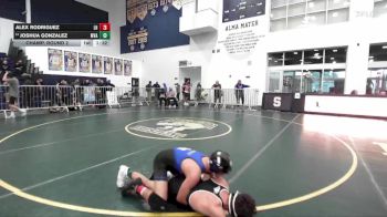 120 lbs Champ. Round 2 - Alex Rodriguez, La Habra vs Joshua Gonzalez, Murrieta Valley