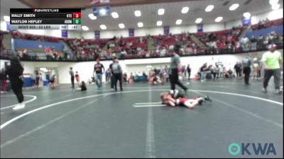 52 lbs Consi Of 8 #1 - Rally Smith, Hinton Takedown Club vs Waylon Hefley, ARDMORE TAKEDOWN CLUB