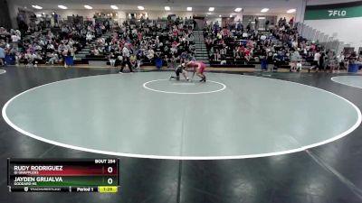 120 lbs Champ. Round 2 - Rudy Rodriguez, GI Grapplers vs Jayden Grijalva, Goddard HS