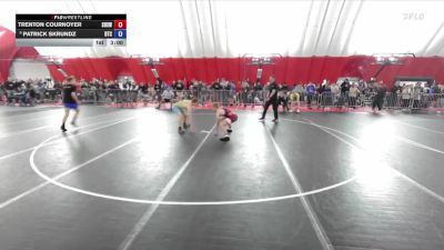 138 lbs Cons. Round 2 - Trenton Cournoyer, Stratford High School Wrestling vs Patrick Skrundz, B.A.M. Training Center
