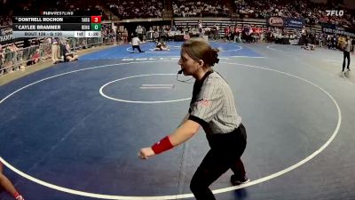 G 120 lbs Quarterfinal - Caylee Brammer, Benton Girls vs Dontrell Rochon, Tara Girls