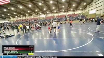 80 lbs Round 5 - Samuel Greene, Stallions Wrestling Club vs Paul Neslen, Weber Warrior Wrestling