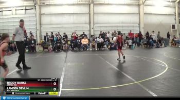 82 lbs Cons. Round 1 - Brody Burke, ATTACK WC vs Landen Devlin, Mat Psychos