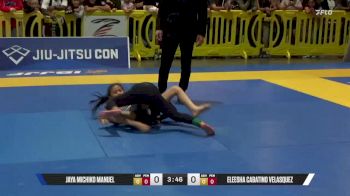 Jaya Michiko Manuel vs Eleesha Cabatino Velasquez 2025 American National IBJJF Jiu-Jitsu Open Championship