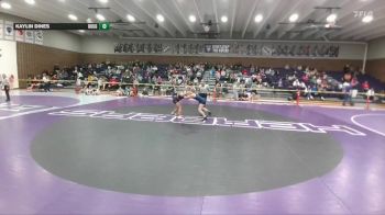 115 lbs Champ. Round 2 - Kaylin Dines, Douglas vs Aniyah Lofton-White, Campbell County