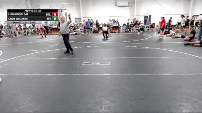 126 lbs Round 3 (4 Team) - Liam Engblom, Reverence United Black vs Cruz Grijalva, MF Army