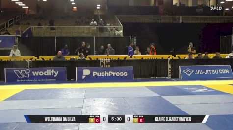 Claire Elizabeth Meyer vs Welithania Da Silva 2026 Pan Jiu Jitsu IBJJF Championship