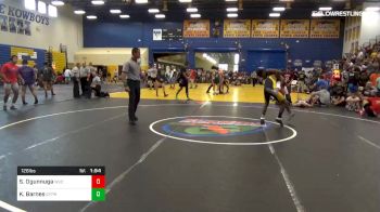 126 lbs Round Of 64 - Seyi Ogunnuga, Wrestling University Club vs Kash Barnes, Cypress Creek High School