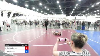 62 kg Round Of 16 - Jay Hernandez, Madera WC vs Owen Meyer, Wrestling Academy Of The Rockies