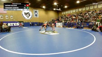 150 lbs Quarterfinal - Nathan Salazar, Cesar Chavez vs Fernando Zamora, McLane