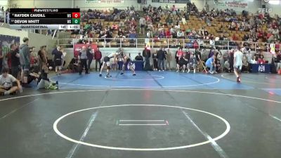 217 lbs Quarterfinal - Devon Whitt, Fredericktown High School vs Rayden Caudill, LC Wrestling