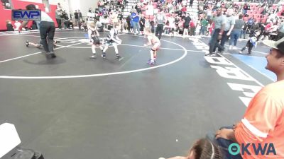 46-49 lbs Rr Rnd 4 - Evelyn Shimonek, Pawhuska Elks Takedown vs Maisyn Malone, Bartlesville Wrestling Club